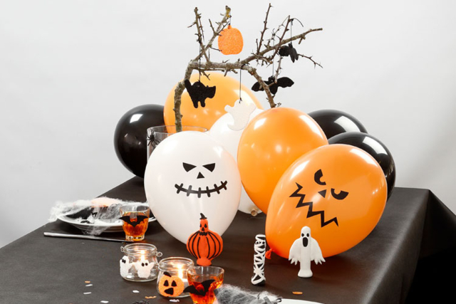 Halloween Color Balloons - 20 Pieces - 2 - Balloons, garlands, streamers - 10doigts.com - Ballons, guirlandes, serpentins - 10doigts.fr