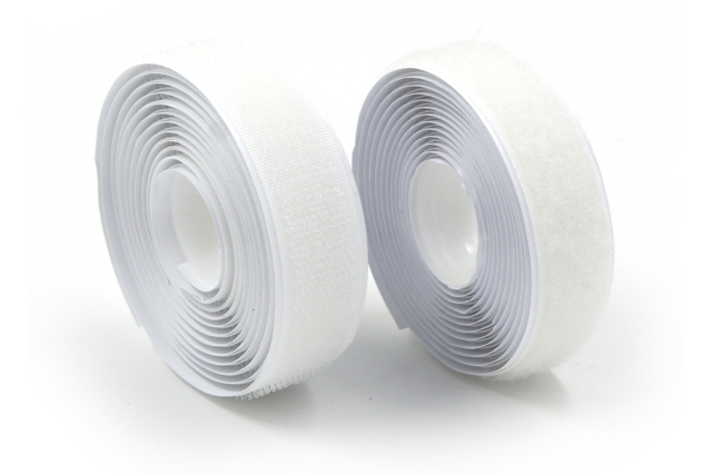cinta de velcro blanca - Colles tissu - 10doigts.fr