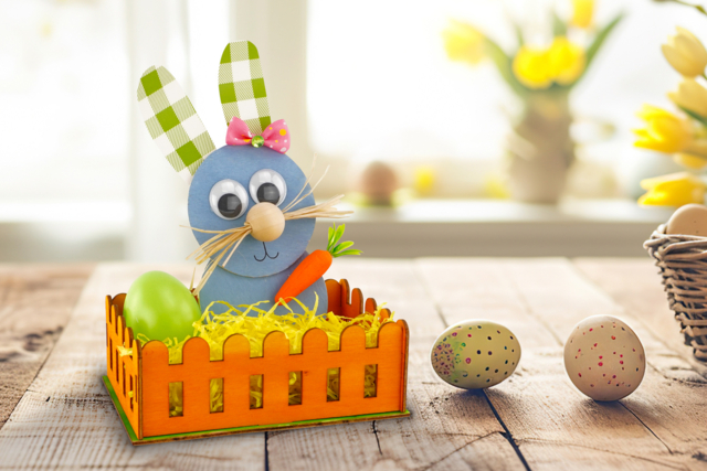 Wooden Assembly Barrier - 2 - Easter Decor Supports - 10doigts.com - Supports de Pâques à décorer - 10doigts.fr