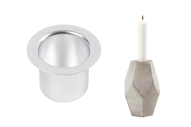 Candle Bases - 12 Pieces - 1 - Candle Holders and Lanterns - 10doigts.com - Bougeoirs et photophores à décorer - 10doigts.fr