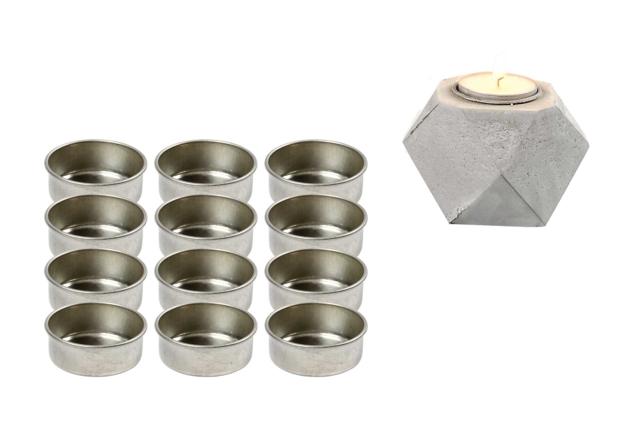 Tealight Holders - 12 Pieces - 1 - Candle Holders and Lanterns - 10doigts.com - Bougeoirs et photophores à décorer - 10doigts.fr