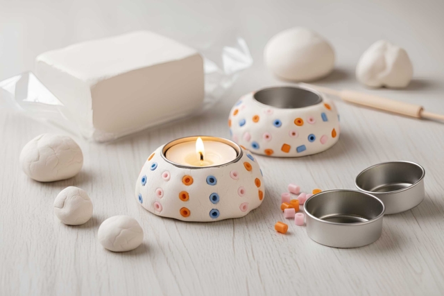 Tealight Holders - 12 Pieces - 2 - Candle Holders and Lanterns - 10doigts.com - Bougeoirs et photophores à décorer - 10doigts.fr
