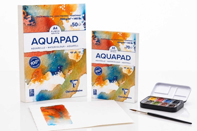 Bloc de acuarela Aquapad 300 g - Formato a elegir - Papiers aquarelle et gouache - 10doigts.fr