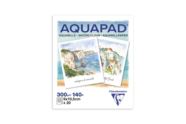 Bloc de acuarela Aquapad, 9 x 10.5 cm - Papiers aquarelle et gouache - 10doigts.fr