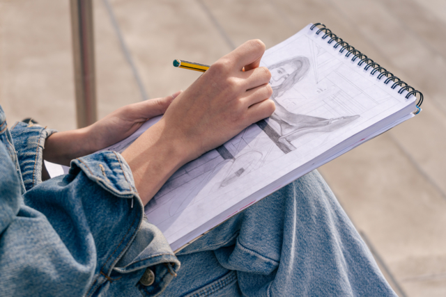 bloc papel dibujo artistas - Papiers dessin - 10doigts.fr