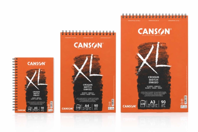 Bloc espiral Canson XL Croquis (A5, A4 o A3) - Papiers dessin - 10doigts.fr