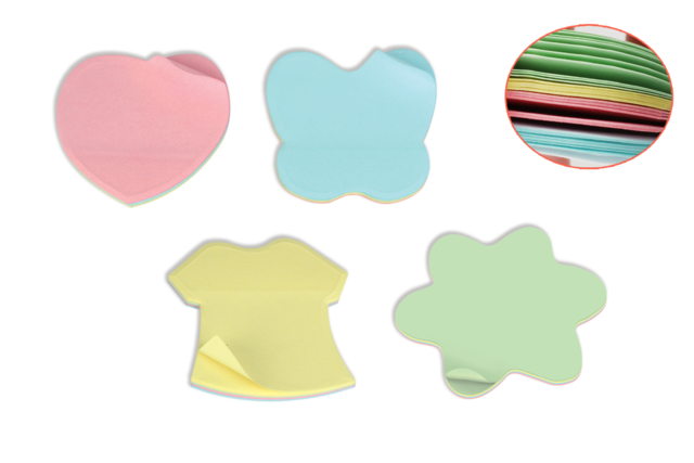 Multicolored Repositionable Notepads - Choose Your Shape - 1 - Notebooks - 10doigts.com - Blocs notes - 10doigts.fr