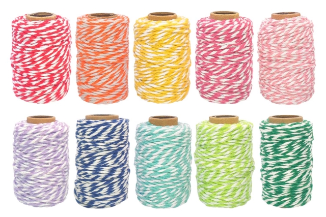 bobinas bakers twin colores surtidos - Fils pour bracelets brésiliens - 10doigts.fr