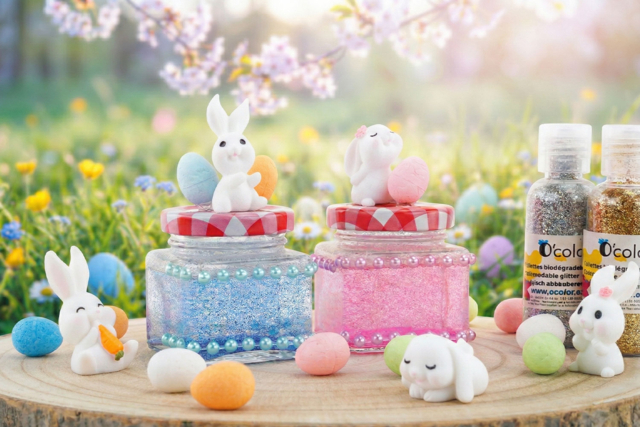 Glass Jam Jars - 4 Pieces - 4 - Glass Supports - 10doigts.com - Supports en Verre - 10doigts.fr
