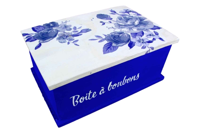 Wooden Sugar Box - 21.5 x 14.5 cm - 3 - Wooden Boxes - 10doigts.com - Boîtes en bois à décorer - 10doigts.fr