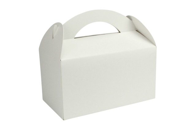 White Cardboard Snack Boxes - 6 Pieces - 1 - Cardboard Boxes and Baskets - 10doigts.com - Boîtes et corbeilles en carton - 10doigts.fr