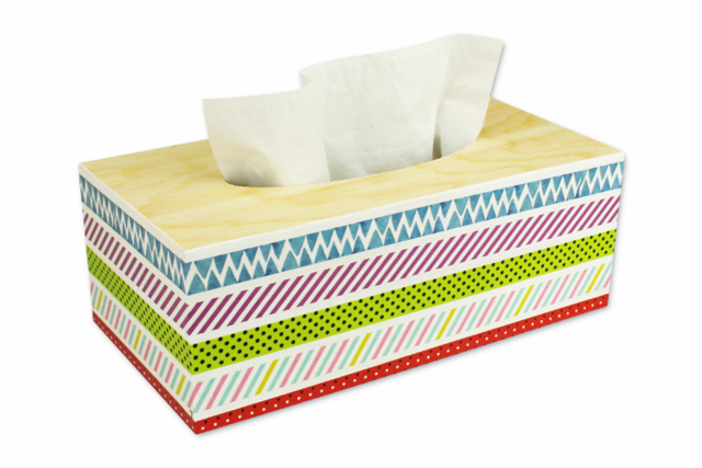 Wooden Tissue Box - 10 - Wooden Boxes - 10doigts.com - Boîtes en bois à décorer - 10doigts.fr