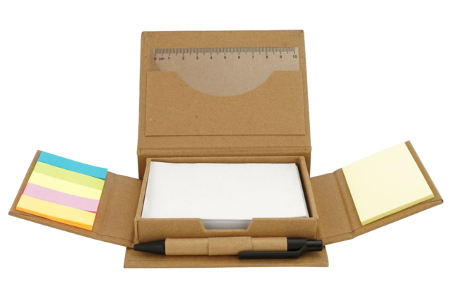 Multi-Purpose Kraft Cardboard Note Box - 1 - Albums and Notebooks - 10doigts.com - Albums et carnets à personnaliser - 10doigts.fr