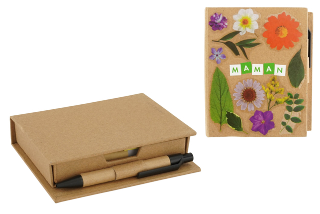 Multi-Purpose Kraft Cardboard Note Box - 2 - Albums and Notebooks - 10doigts.com - Albums et carnets à personnaliser - 10doigts.fr