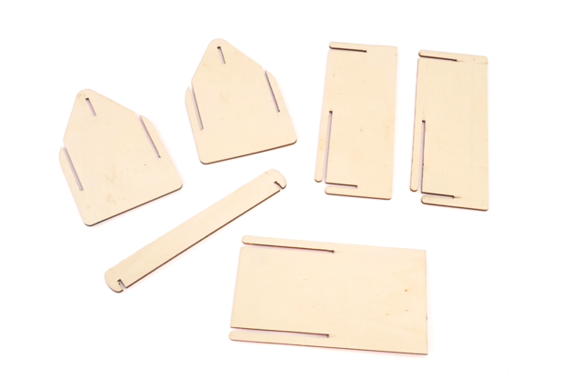 Toolbox with Storage Compartments - Boîtes en bois à décorer - 10doigts.fr