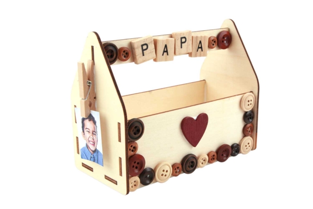 Pocket Tool Box - 3 - Wooden Boxes - 10doigts.com - Boîtes en bois à décorer - 10doigts.fr