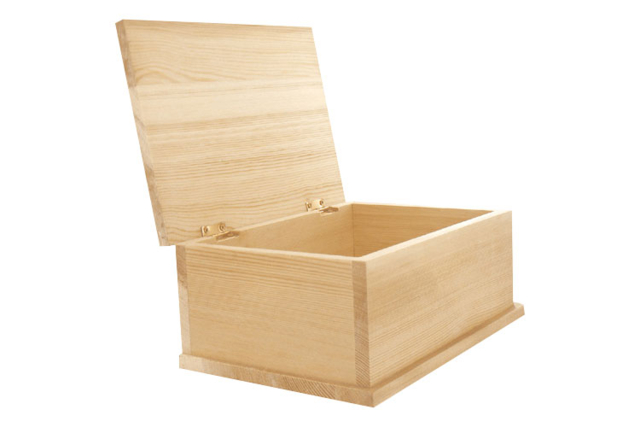 Wooden Sugar Box - 21.5 x 14.5 cm - 1 - Wooden Boxes - 10doigts.com - Boîtes en bois à décorer - 10doigts.fr