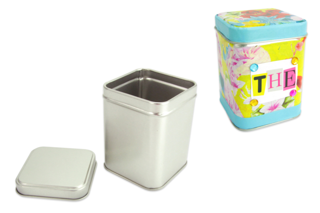 Metal Tea Box - 1 - Metal Supports - 10doigts.com - Supports en Métal - 10doigts.fr