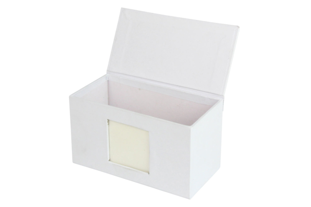 White Cardboard Photo Frame Box - 9 - Cardboard Boxes and Baskets - 10doigts.com - Boîtes et corbeilles en carton - 10doigts.fr