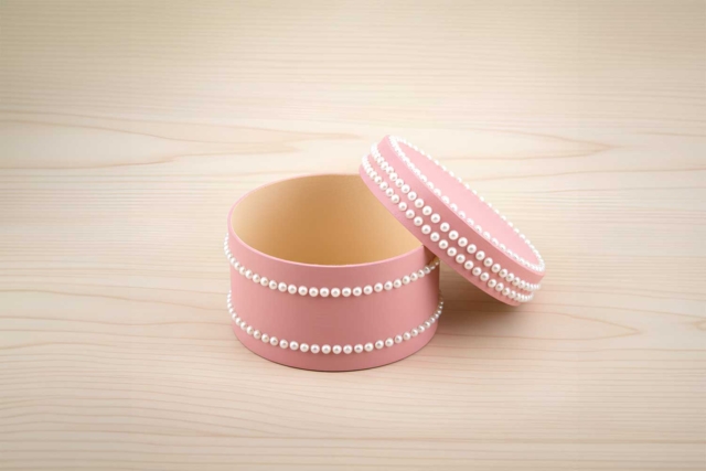 Round Wooden Boxes - 6 Pieces - 2 - Wooden Boxes - 10doigts.com - Boîtes en bois à décorer - 10doigts.fr