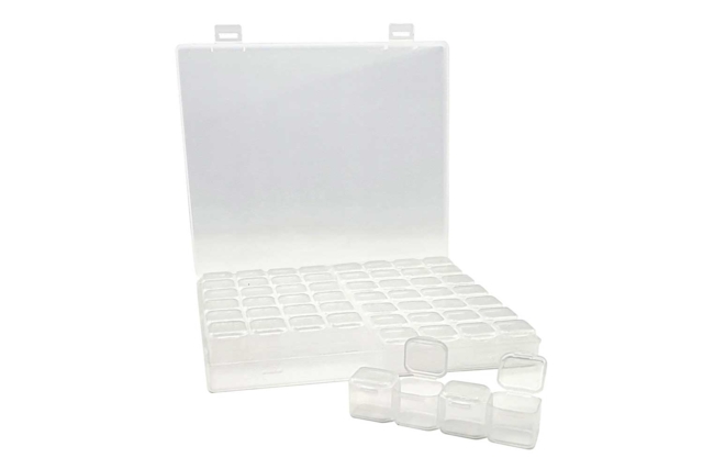 Diamond Painting Storage Box - 56 Compartments - 1 - Sewing and Jewelry Storage - 10doigts.com - Rangements couture et bijoux - 10doigts.fr
