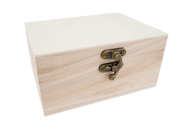 Wooden Tea Box - 14.5 x 10.7 cm - 5 - Wooden Boxes - 10doigts.com - Boîtes en bois à décorer - 10doigts.fr