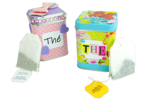 Metal Tea Box - 2 - Metal Supports - 10doigts.com - Supports en Métal - 10doigts.fr