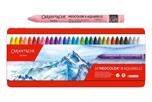 caja de pasteles acuarelables NéoColor II - 30 colores - Pastels Beaux Arts - 10doigts.fr