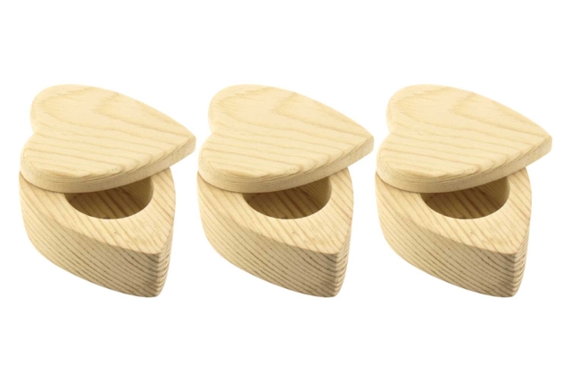 Tooth Boxes - 3 Pieces - 1 - Wooden Boxes - 10doigts.com - Boîtes en bois à décorer - 10doigts.fr