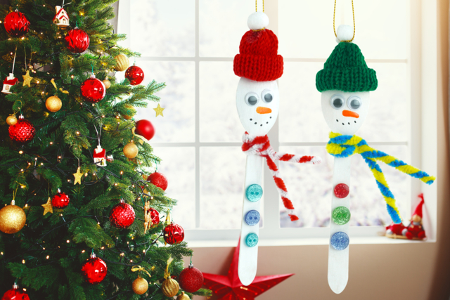 Mini Knitted Caps - 6 Pieces - 3 - Small Christmas Decorations - 10doigts.com - Petites décorations de Noël - 10doigts.fr