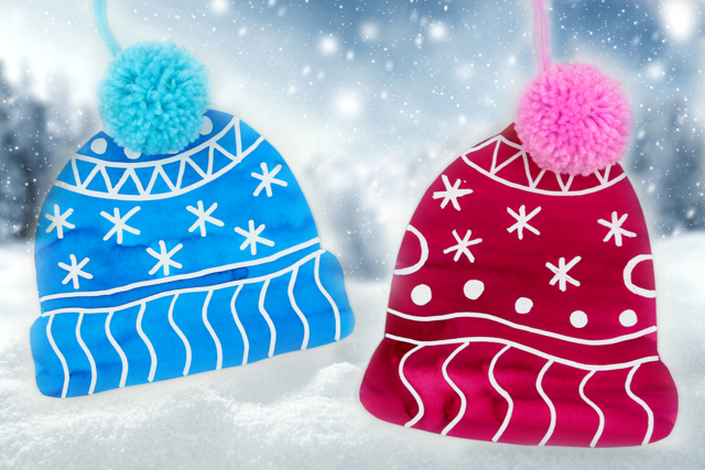 Gorro y pompón de lana - Outils à pompons et tricotins : l'art du fil à la portée de tous - 10doigts.fr