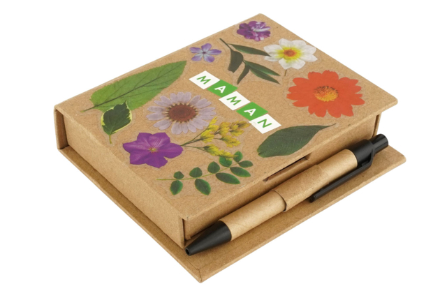 Multi-Purpose Kraft Cardboard Note Box - 3 - Albums and Notebooks - 10doigts.com - Albums et carnets à personnaliser - 10doigts.fr