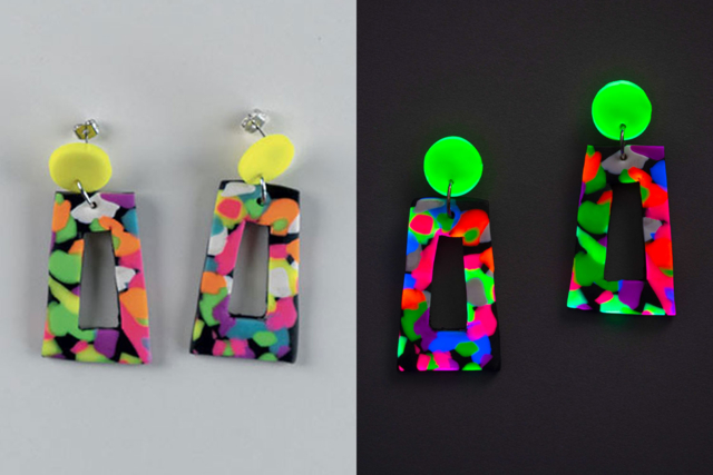 Fimo Pasta, Neon Colors - 3 - Fimo Effect Clay - 10doigts.com - Pâtes Fimo Effect : donnez une dimension magique à vos modelages - 10doigts.fr