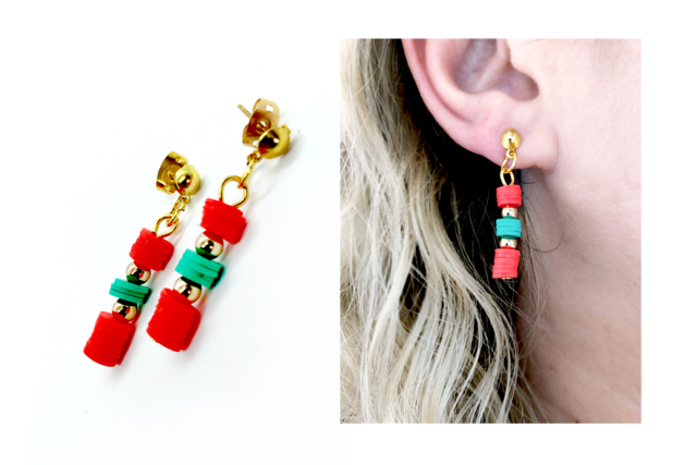 Multicolored Heishi Beads - 900 beads - 6 - Heishi Beads and Shells - 10doigts.com - Perles Heishi et coquillages - 10doigts.fr