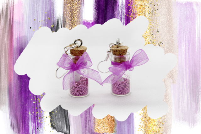 Glass Bottles 2.8 cm - 6 Pieces - 3 - Glass Supports - 10doigts.com - Supports en Verre - 10doigts.fr