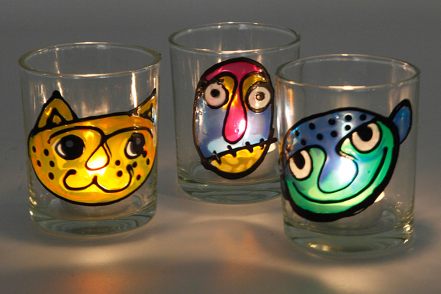 Glass Tealight Holders - 12 Pieces - 4 - Glass Supports - 10doigts.com - Supports en Verre - 10doigts.fr