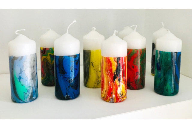 Marbling Paint Set - 6 Basic Colors - 5 - Marbling Paint - 10doigts.com - Peinture marbling - 10doigts.fr