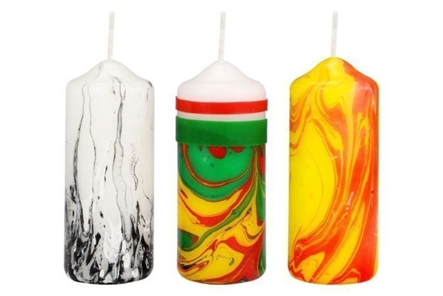 White Candles 10 cm - 12 pcs - 4 - Candle Waxes - 10doigts.com - Cires pour bougies - 10doigts.fr