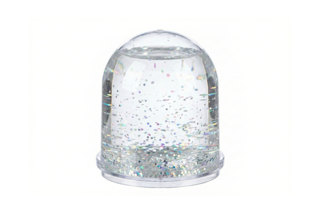 Custom Snow Globe - 3 - Transparent Plastic - 10doigts.com - Plastique Transparent - 10doigts.fr