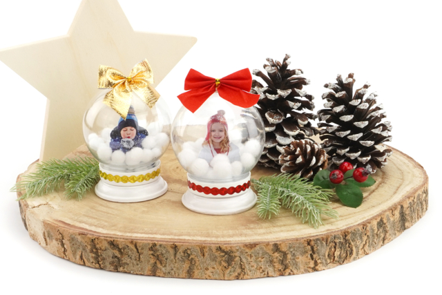 Transparent Plastic Globe - 3 - Snow globe, Bell - 10doigts.com - Boules à neige et cloches à décorer - 10doigts.fr
