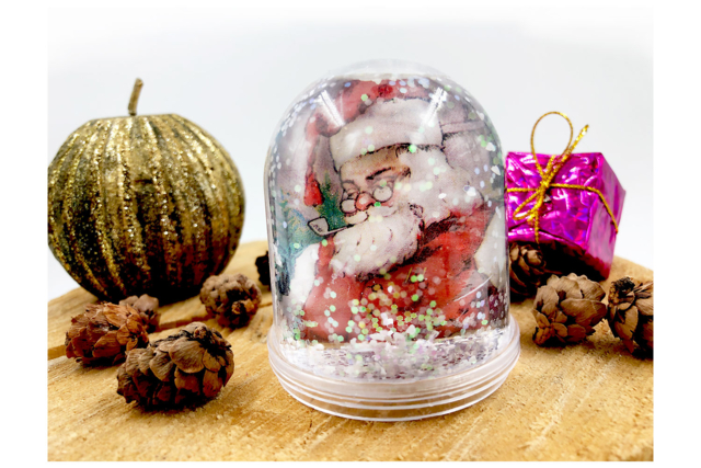 Custom Snow Globe - 9 - Transparent Plastic - 10doigts.com - Plastique Transparent - 10doigts.fr