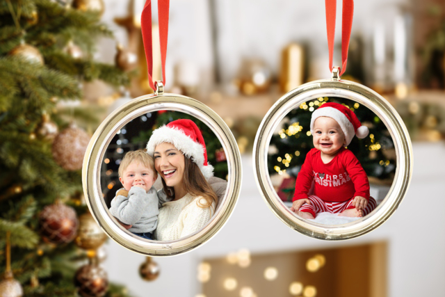 Personalized Photo Christmas Bauble - 1 - DIY Christmas Ornaments - 10doigts.com - Boules de Noël DIY - 10doigts.fr
