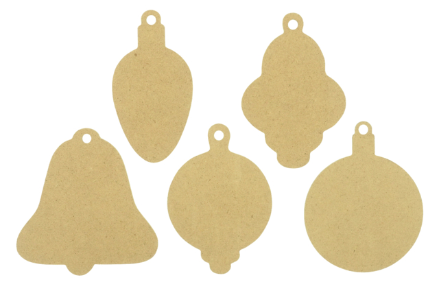 Wooden Christmas Ornaments - 50 Pieces - 5 - Christmas Wooden Objects - 10doigts.com - Décorations de Noël en bois - 10doigts.fr