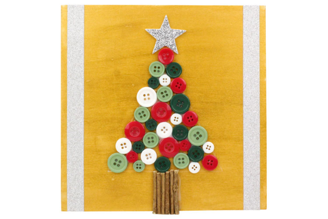 Round Plastic Buttons in Christmas Colors - 300 Pieces - 10 - Buttons - 10doigts.com - Boutons fantaisie et décoratifs pour tous vos DIY - 10doigts.fr