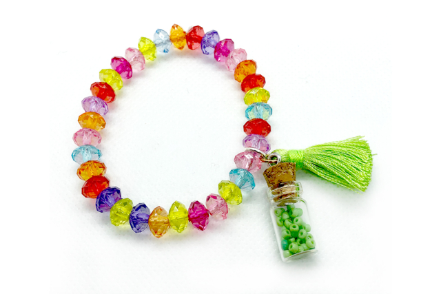 Glass Bottles 2.8 cm - 6 Pieces - 2 - Glass Supports - 10doigts.com - Supports en Verre - 10doigts.fr