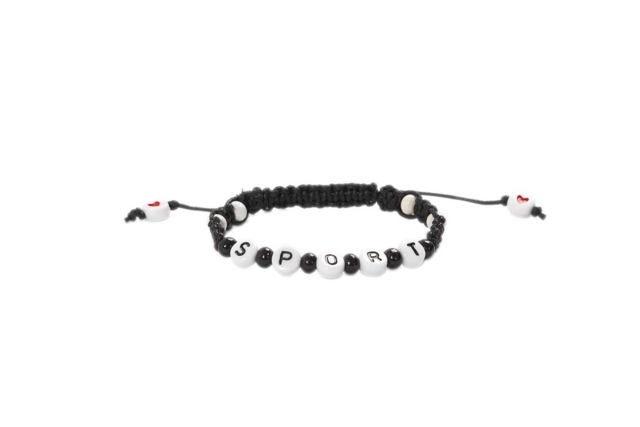 Black Alphabet Round Beads - 300 Beads - 3 - Message Jewelry - 10doigts.com - Bijoux messages - 10doigts.fr