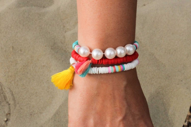Heishi Bead Set - 20 Bright Colors - 5 - Heishi Beads and Shells - 10doigts.com - Perles Heishi et coquillages - 10doigts.fr