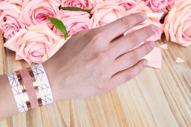 Pulsera de Cinta de Enmascarar - Adhésifs colorés et Masking tape - 10doigts.fr