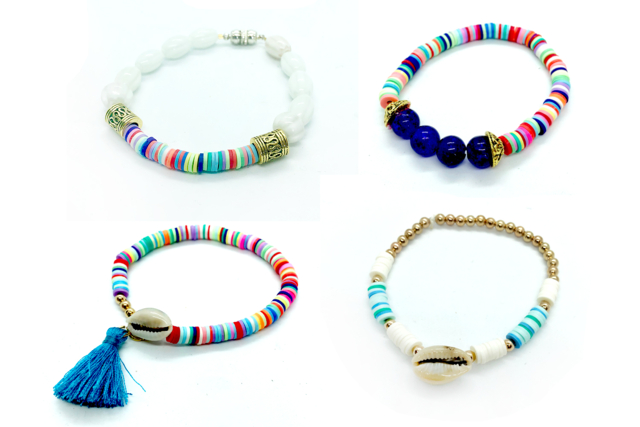 Multicolored Heishi Beads - 900 beads - 7 - Heishi Beads and Shells - 10doigts.com - Perles Heishi et coquillages - 10doigts.fr
