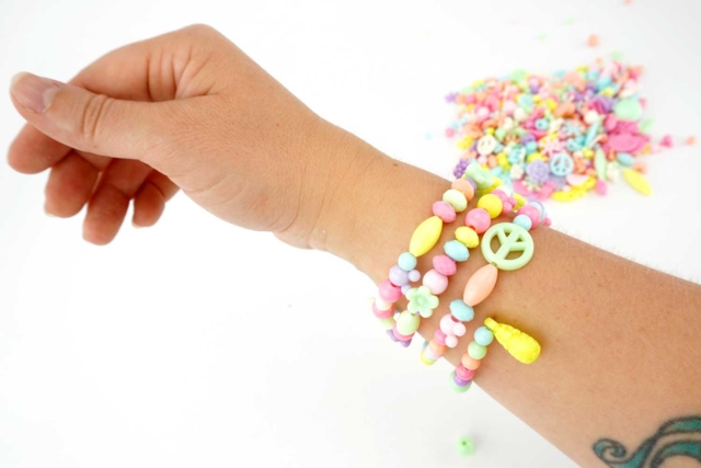 Plastic Bead Set - 350 Beads - 3 - Plastic Beads - 10doigts.com - Perles Plastique - 10doigts.fr